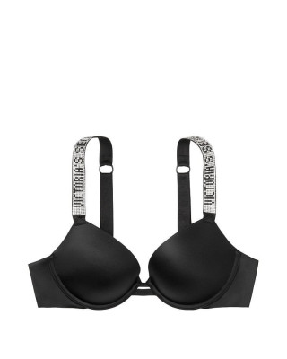 Işıltılı Askılı Push-Up Sütyen