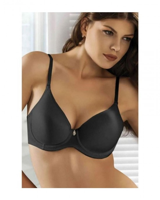 9405 Desteksiz Balenli Micro Soft Sütyen-Siyah